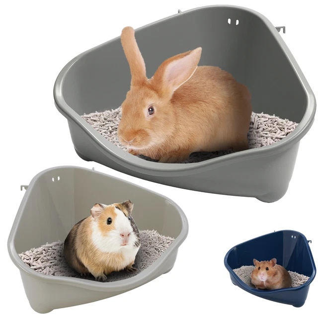 SMALL ANIMALS CORNER Litter Trays Rabbit Guinea Pig Hamster Plastic