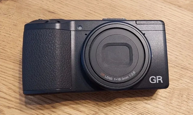 SH:313【TOP MINT w/Case】 RICOH GR 16.2MP Digital Compact Camera Black From JAPAN 2