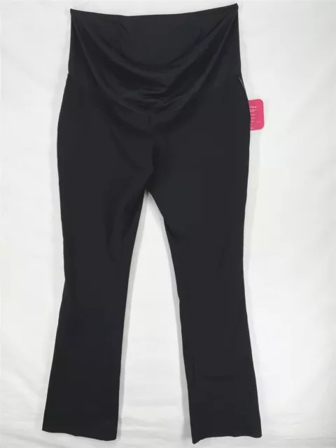 Isabel Maternity Trousers Over Belly Bootcut Black Size 4