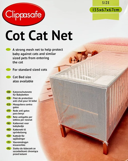 Red Clippasafe para cuna gato