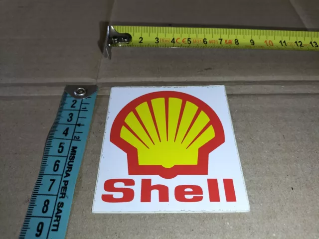 Autocollant Stickers Publicitaire Vintage de Collection Marque Shell Comme Photo
