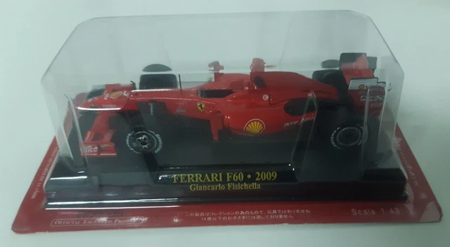 FERRARI F60 2009 G. FISICHELLA F1 FORMULE 1 N°28 rouge au 1/43 sous