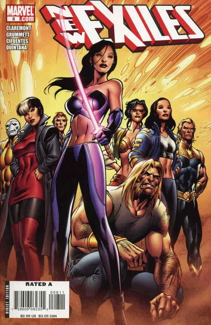 New Exiles #8 VF/NM; Marvel | Chris Claremont - we combine shipping