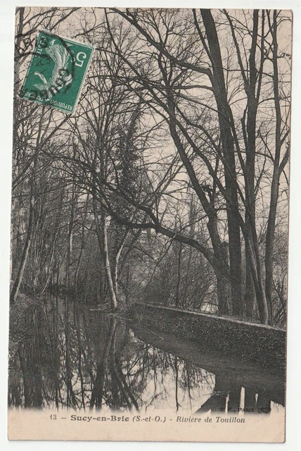 SUCY EN BRIE - Val de Marne - CPA 94 - Riviere de Touillon