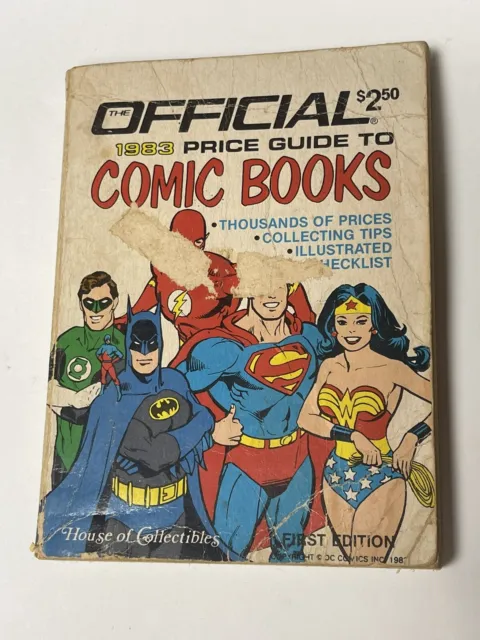 The Official 1983 Price Guide To Comic Books House of Collectibles