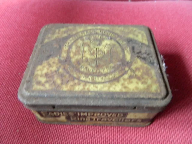 Vintage Eadie Bros & Co. Ltd Eadies Ring Travellers Tin Box England Rare