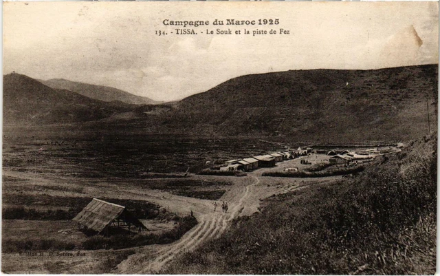 CPA AK MAROC TISSA - Le Souk et la piste de FEZ (92905)
