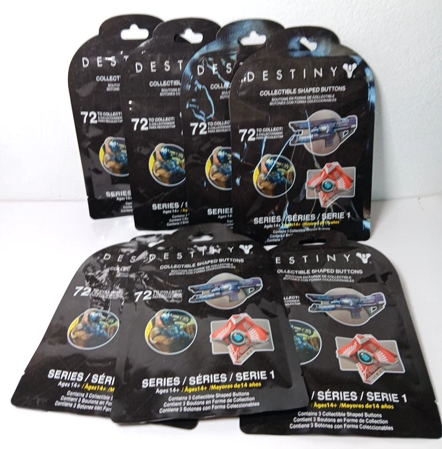 DESTINY COLLECTIBLE Shaped Buttons Series Blind Bag Pack Pins