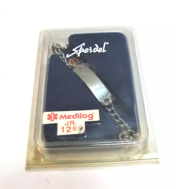 Speidel Medilog Engravable Medical Alert ID Twist-O-Flex Chain Fashion Bracelet