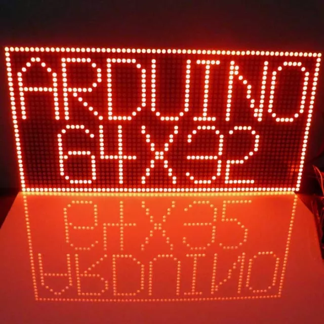 64x32 Matrix LED for arduiuo  MEGA2560 Sign Light Neon Bright Billboard Gift