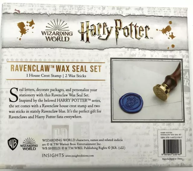 New Harry Potter Hogwarts School Badge Vintage Wax Seal Stamp Set
