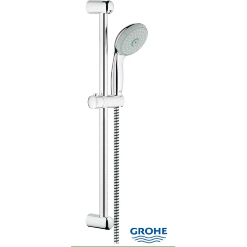 GROHE SLIDING RAIL Shower With Shower A 3 Jets 60 CM Chrome Bathroom