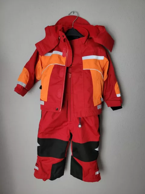 Jako-O Ski Kombination Gr. 80 86 Outdoor Jacke Und Latzhose Rot Skianzug 2311029