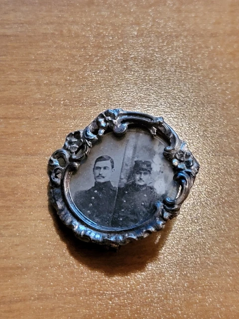Bijoux Ancien Pendentif avec Portrait (9-39/1
