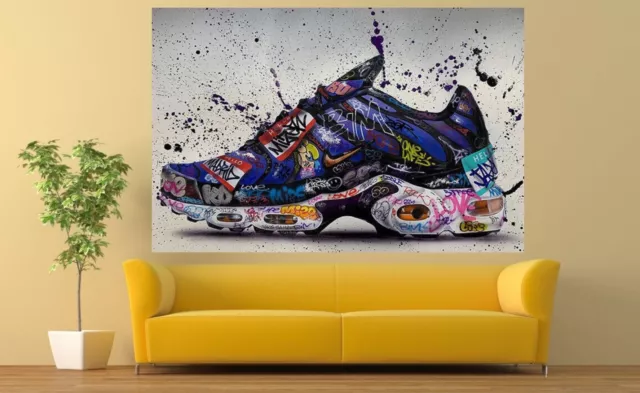 NIKE TRAINERS ART  ABSTRACT ART POSTERS  Painting Canvas Wall Art Picture Print