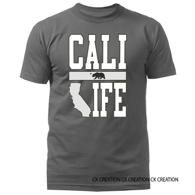 Golden State California Republic Cali Bear Cali Life Style Graphic T-shirt