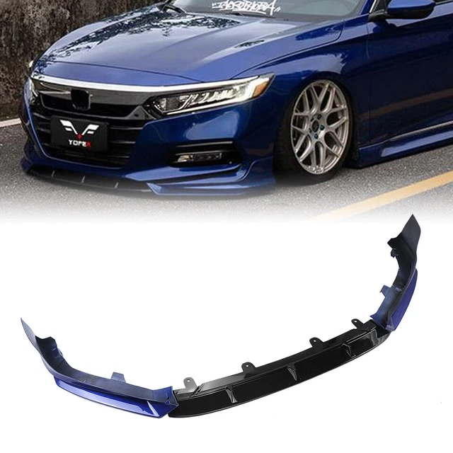 For 2018 2019-2020 10th Gen Honda Accord Car Front Bumpe Spoiler Body Kit Blue