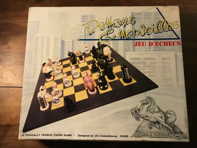 Jeu D'échecs Rare 'Bidochon Et Tex Avery' – 50x50 Cm – Neuf Sous Boîte – Cadeau Noël 1990