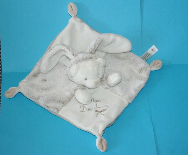 Simba Nicotoy Doudou Ours Deguise Lapin Plat Blanc Marron Chine Mon Doudou Kom9