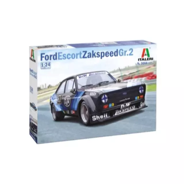 Italeri 3664 1/24 Ford Escort Zakspeed GR 2 Plastic Model Kit