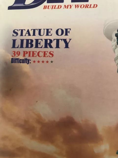 New Diy Build My World Statue Of Liberty Building 39 Pieces 3D Puzzle ...