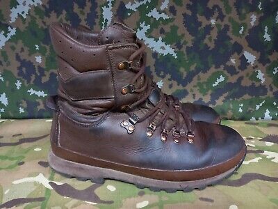 BRITISH ARMY MILITARY Surplus Altberg Combat Hiking Boots Brown Leather ...