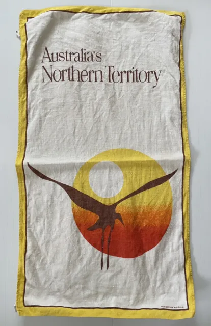 Northern Territory Souvenir Linen Tea Towel