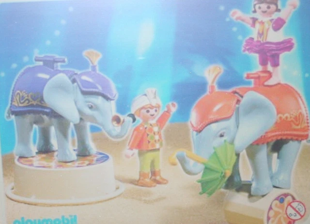 Parure Couverture Rose Pour éléphanteau Playmobil Cirque - Référence 3797, Occasion, Accessoire Complet