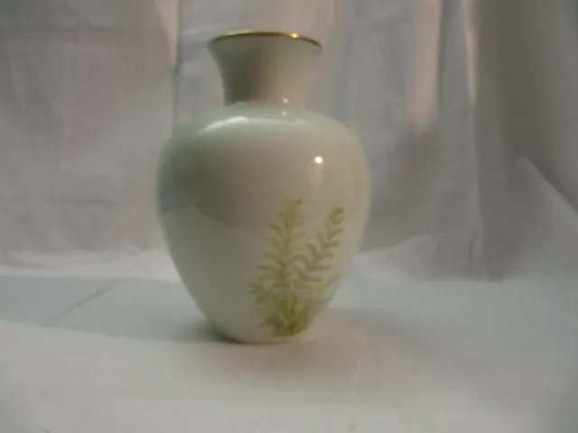 Wächtersbach Blumenvase aus der Serie " Farn " Grün/Pastellgrün