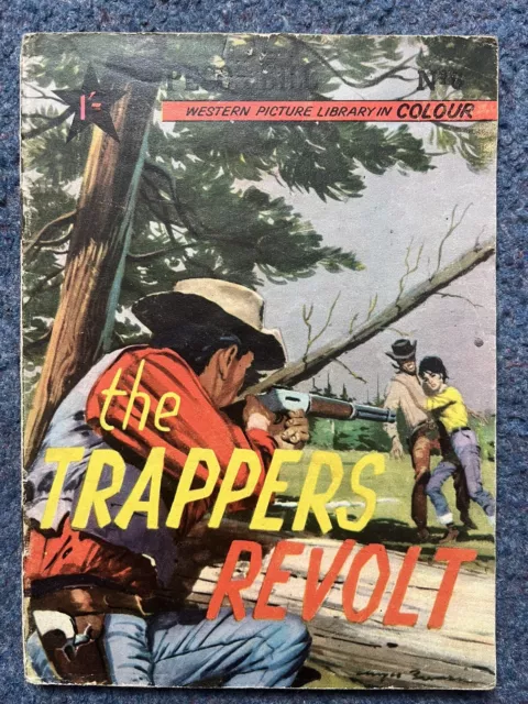 Pecos Bill Wild West Picture Library Comic No. 6 The Trappers Revolt (in colour)