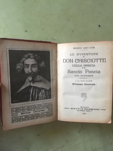 le avventure di don chisciotte - cervantes - ed. bietti e reggiani 1924 3