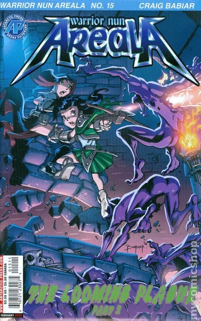 Warrior Nun Areala #15 VG 2003 Stock Image Low Grade