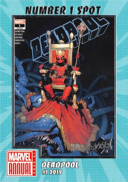 Marvel Annual 2020-21 (UD) NUMBER 1 SPOT Insert N1S-7 / DEADPOOL #1 2019