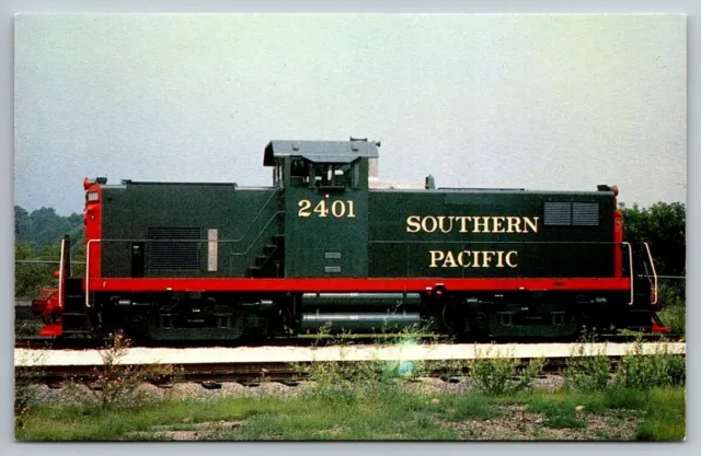 Southern Pacific 2401 Train Railway RR Railroad Train Locomotive  Postcard