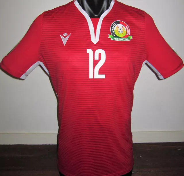 Kenya National Team WANYAMA #12 Macron 2019 Home Football Shirt Jersey Soccer