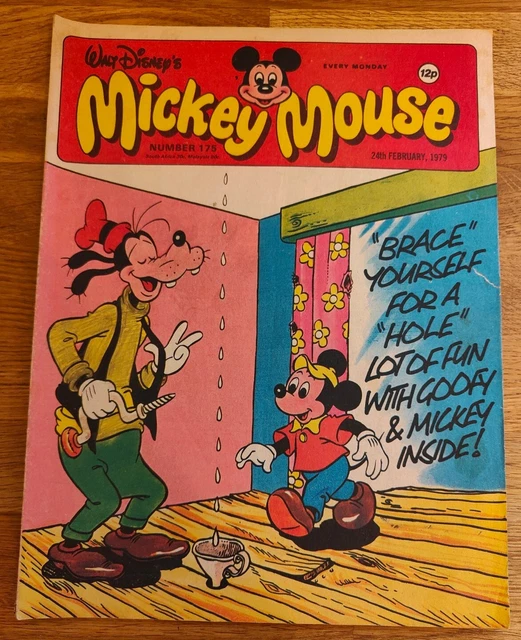 COMIC UK Bronze Age Walt Disney's Mickey Mouse No 175 24th February