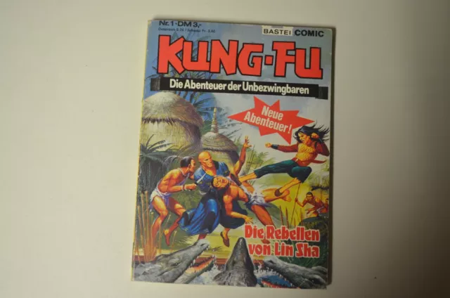 Comic Die Rebellen von Lin Sha KUNG FU Nr.1 BASTEI 1982