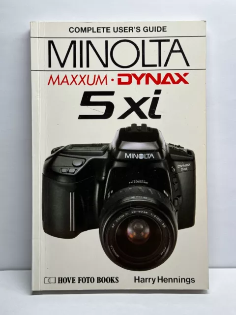 Brochure/Notice/Guide en Anglais - Reflex Argentique MINOLTA 5XI Maxxum/Dynax