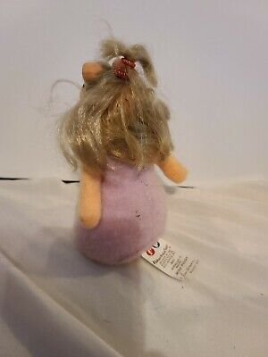 Vintage Fisher Price Miss Piggy 6 Inch Bean Bag Muppets Doll #867 2