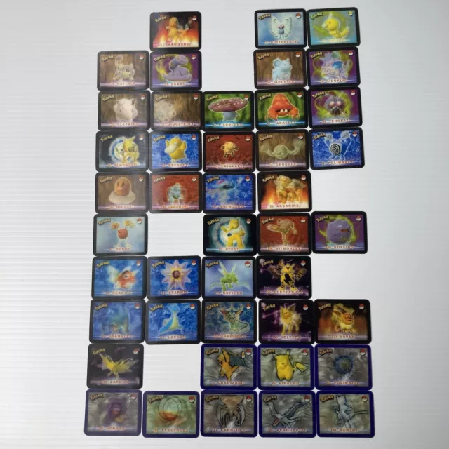 Pokemon Stadium Action 3D's Cards Near Complete Set 43/50 (USED) + Free Post AUS