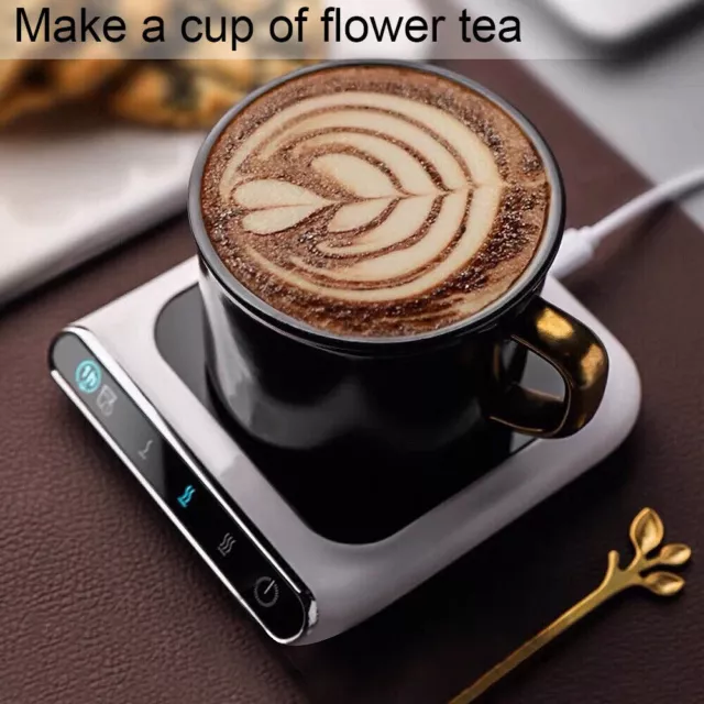 10W Heater USB heating Coaster Tea Coffee Mug Warmer Home Office Cup Mat Pad NEW
