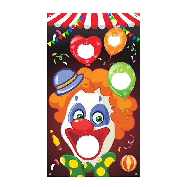 Juegos de Lanzamiento de Carnaval con 3 Pufs, Divertido de Carnaval para Ni N1J5