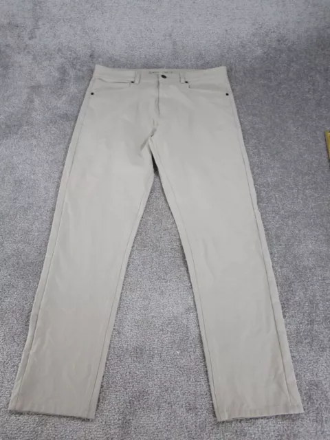 Western Rise Pants Mens 33 Diversion Canvas Chino Dune Khaki