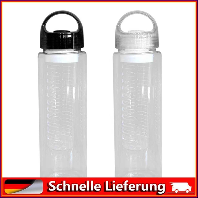 700ml Plastic Soak Fruit Bottle Outdoor Sports Water Cup Flip Cap for Camping