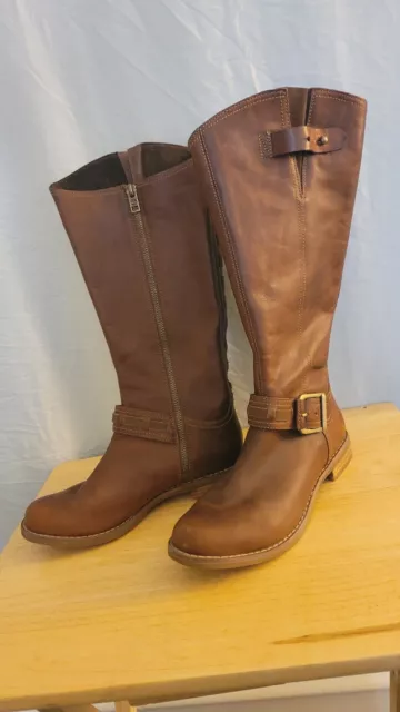 Timberland Earthkeepers Savin Hill Tall Riding Boots 8548R Brown Womens Sz 7.5