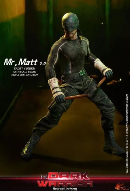 HOT HEART FD010B 1/6 The Dark Warrior Mr. Matt Action Figure Doll Dusty Version