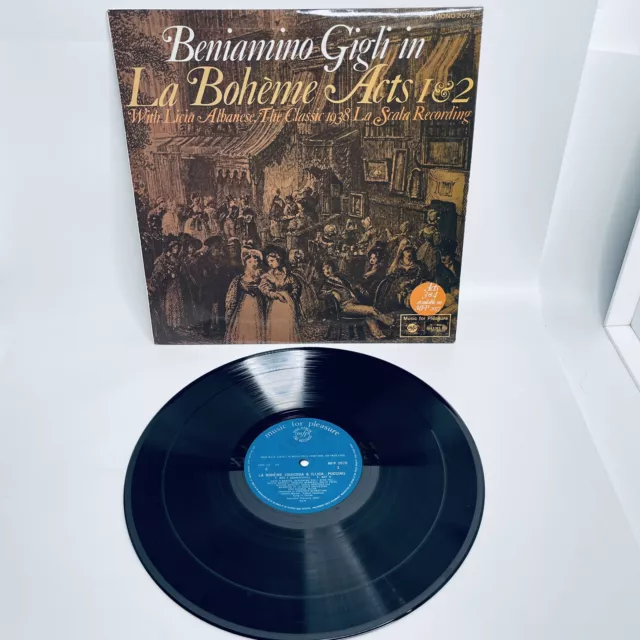 Beniamino Gigli in La Boheme Acts 1 & 2 Vinyl Record 12" LP MFP 2076