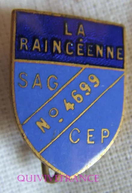 Bg8919 - Insigne Badge Societe De Tir La Raincenne