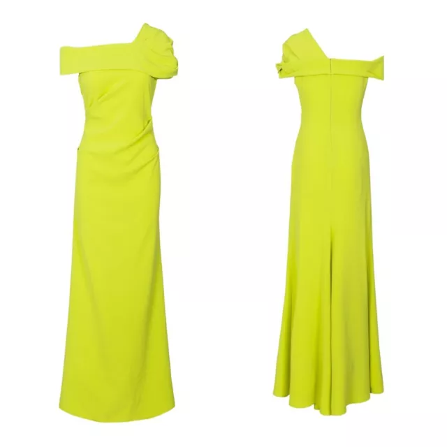 abito da cerimonia donna Sandro Ferrone Vestito Lungo Scollo Asimmetrico 35457