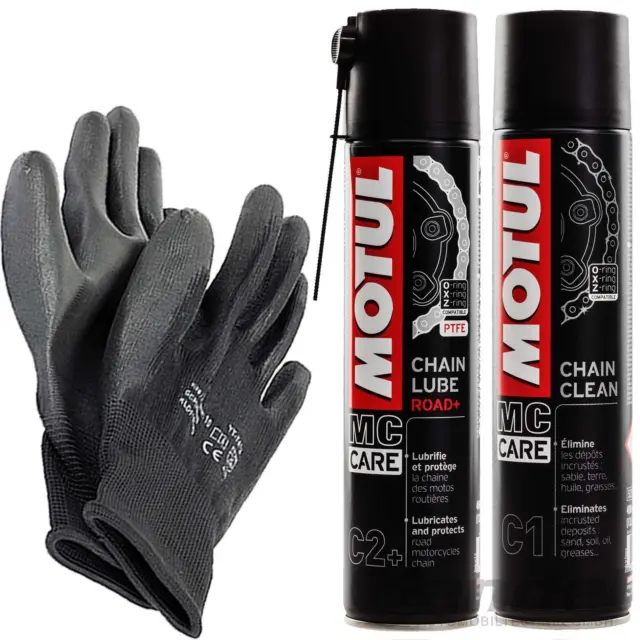 Motul Mc Care C1 + C2 Chain Clean + Lube Motorrad Kettenreiniger + Kettenspray